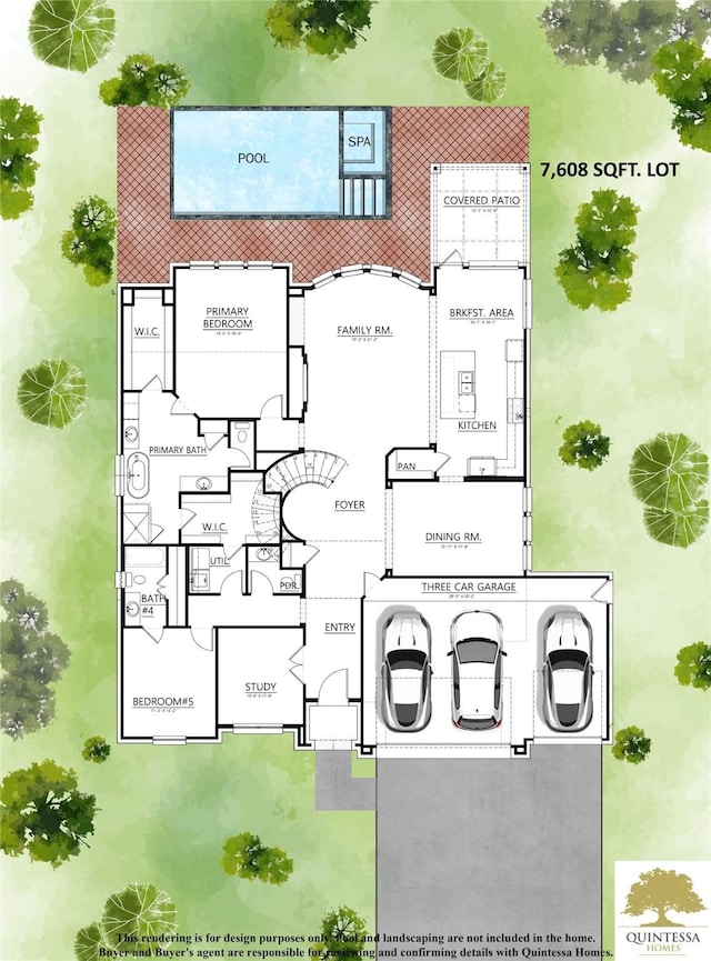 7913 Turquoise Ln, Houston, TX 77055 - home floor plan