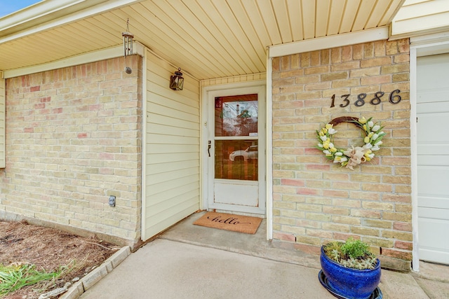 view of property entrance