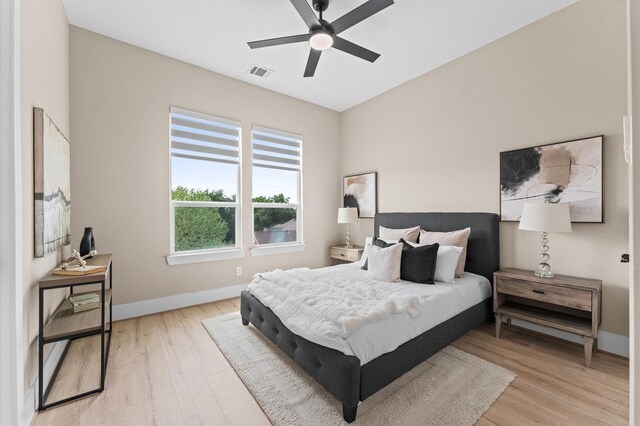 4013 Griggs Rd Unit L, Houston, TX 77021 - bedroom with visible vents, baseboards, and wood finished floors