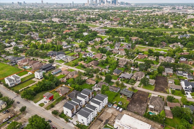 4013 Griggs Rd Unit L, Houston, TX 77021 - birds eye view of property featuring a residential view and a city view