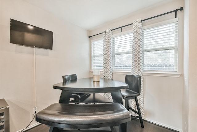 view of dining room