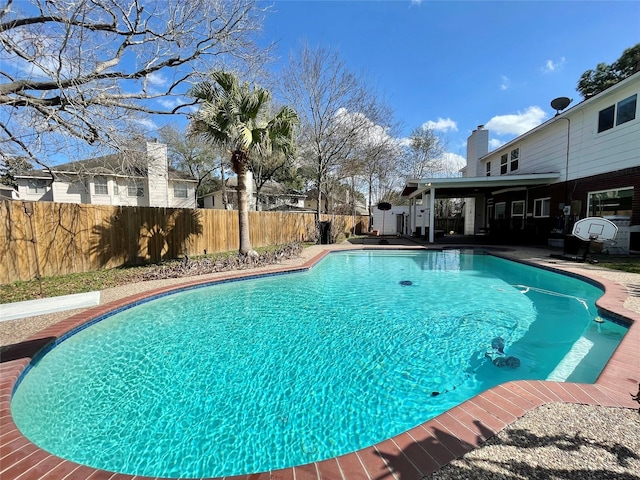 view of pool