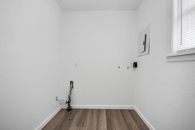 washroom featuring hardwood / wood-style flooring