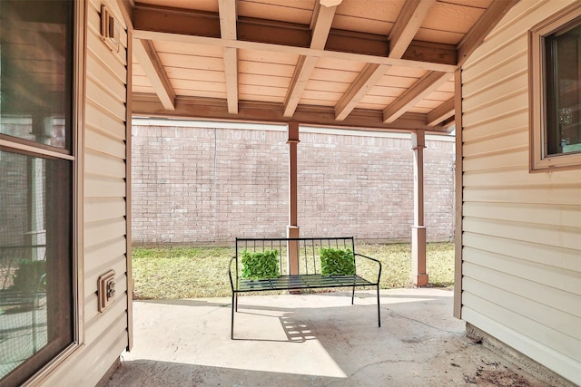 view of patio