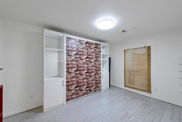 interior space featuring light wood-type flooring