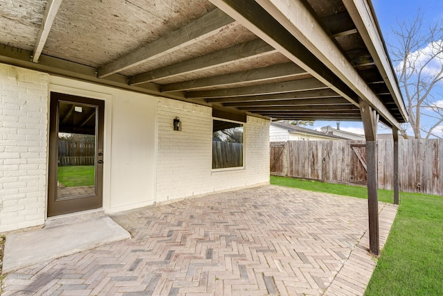 view of patio / terrace