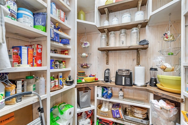 view of pantry