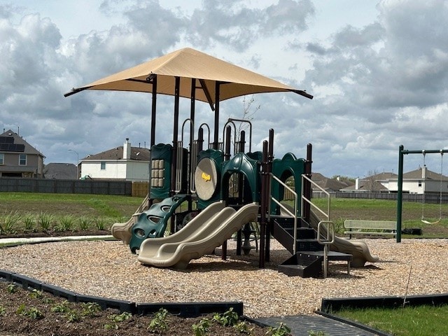 view of play area