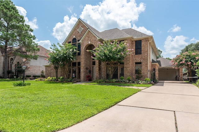 front of property with a front yard