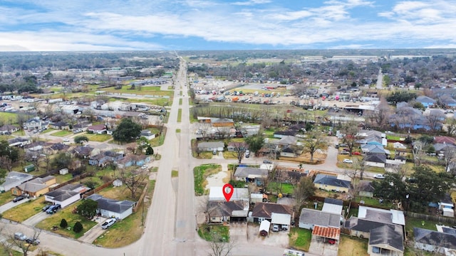 aerial view featuring a residential view