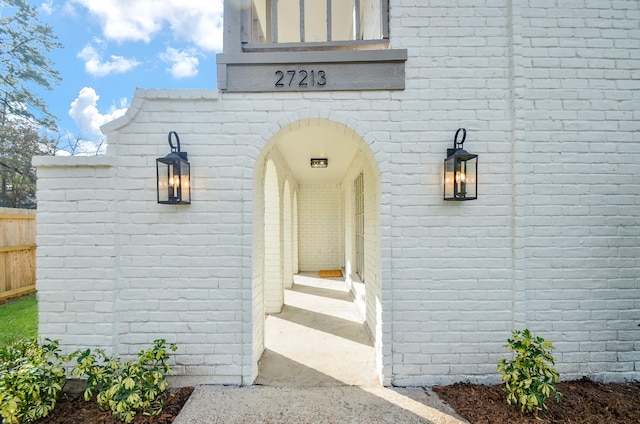 view of property entrance