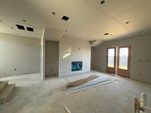 view of unfurnished living room