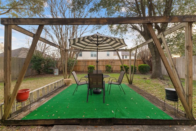 view of patio