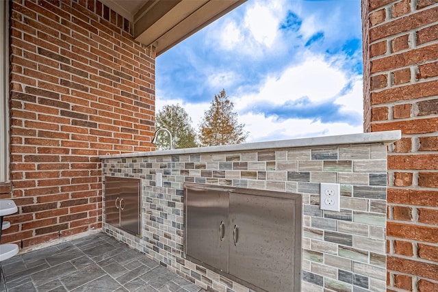 3215 Laurel Bend Ln, Pearland, TX 77584 - exterior view of brick siding
