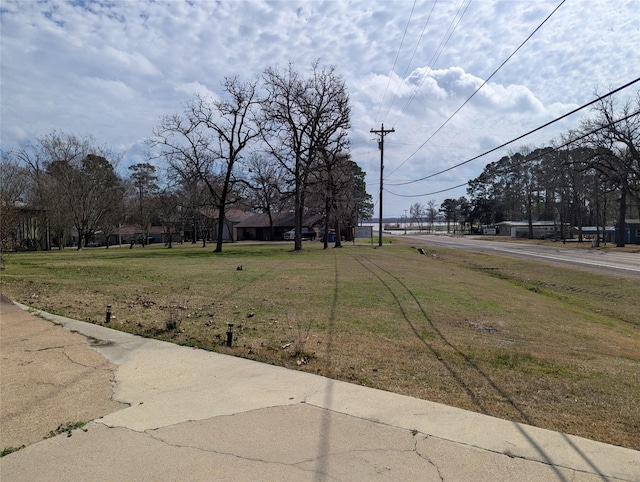 view of road