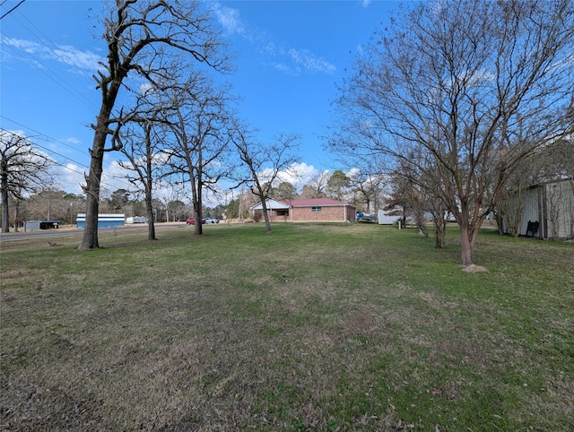 view of yard