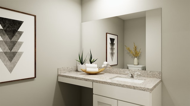 3606 Ohenry Dr, Montgomery, TX 77356 - half bath featuring vanity and toilet