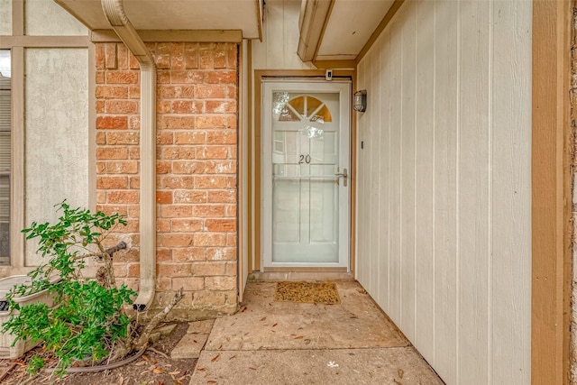 view of entrance to property