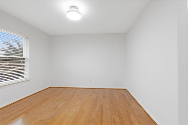 empty room featuring light hardwood / wood-style floors