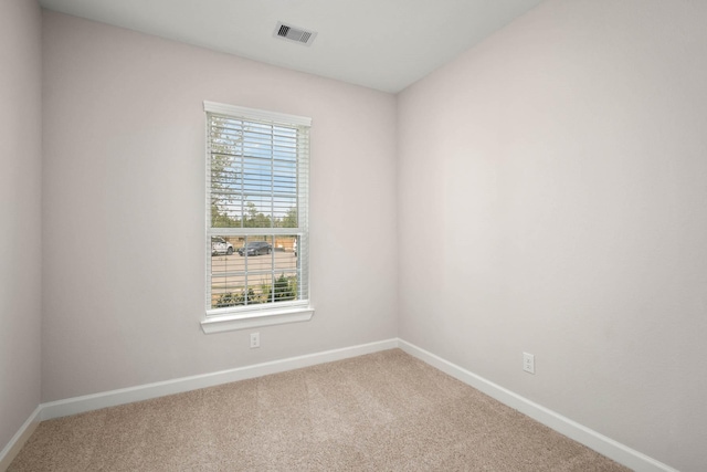 spare room with carpet floors