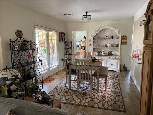 dining room featuring hardwood / wood-style floors