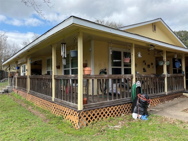 view of side of property