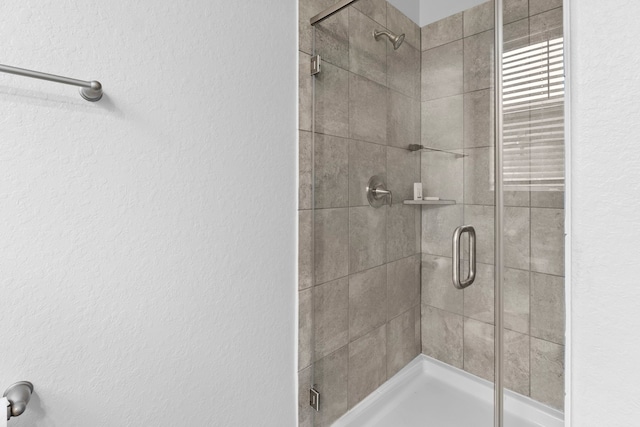 bathroom with walk in shower