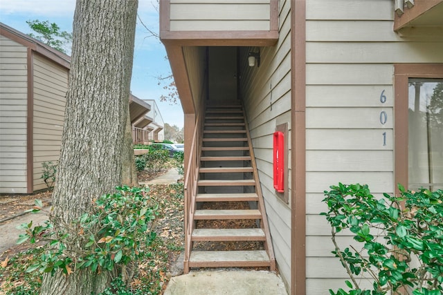 view of stairs