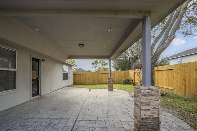 view of patio