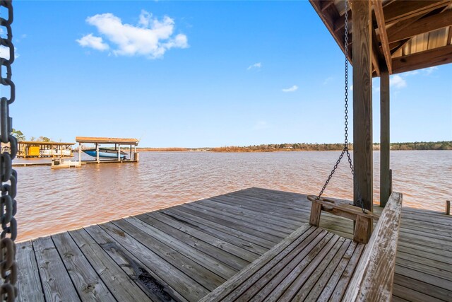 586 Beverly Blvd, Onalaska, TX 77360 - dock with a water view