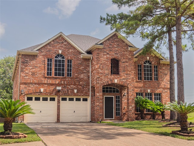 10722 Trail Ridge Dr, Houston, TX 77064 - view of front of home with brick siding, concrete driveway, and an attached garage