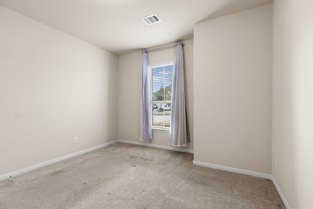 empty room with light carpet