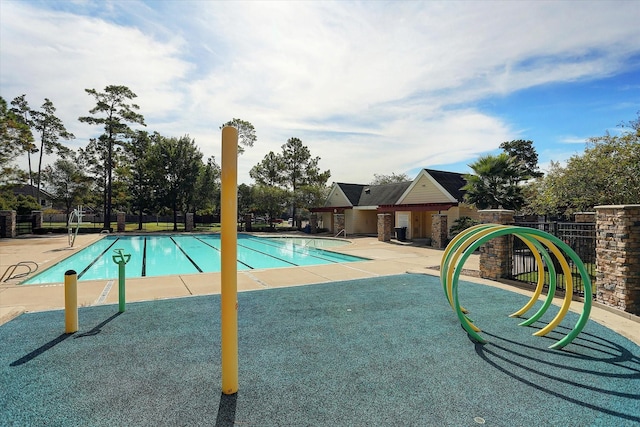 view of pool