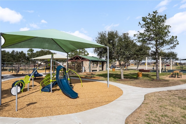 view of communal playground