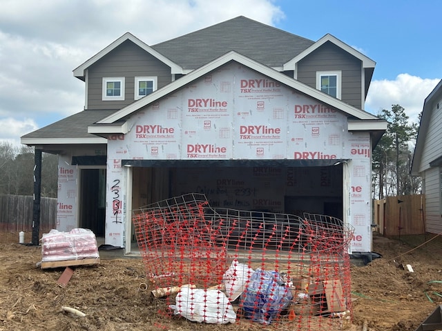 view of property in mid-construction