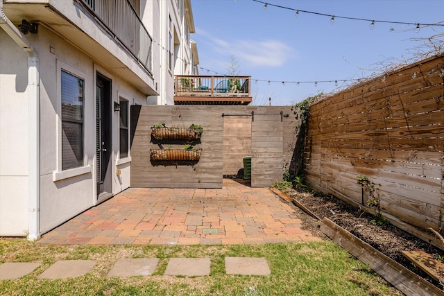 view of patio / terrace featuring a fenced backyard