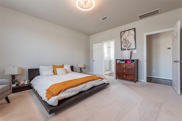 2230 Sand Lily Dr, Texas City, TX 77568 - bedroom featuring visible vents, carpet, and baseboards