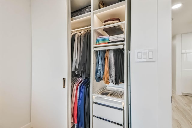 view of closet