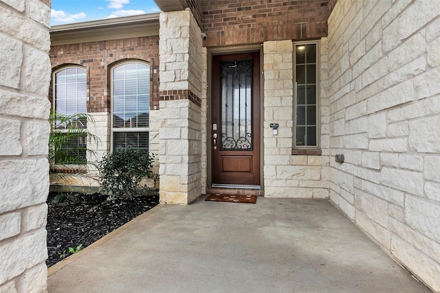 view of property entrance