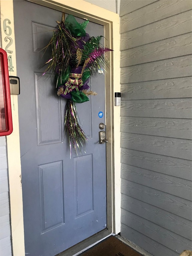 view of entrance to property