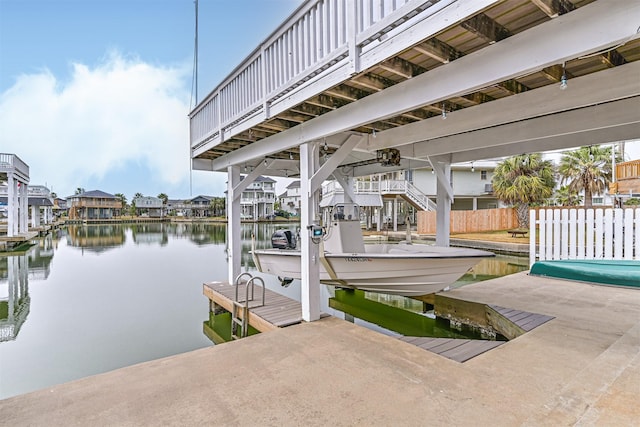 4231 Spanish Main, Jamaica Beach, TX 77554 - view of dock with a water view