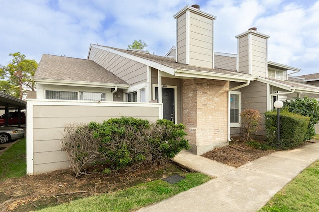 view of front of home