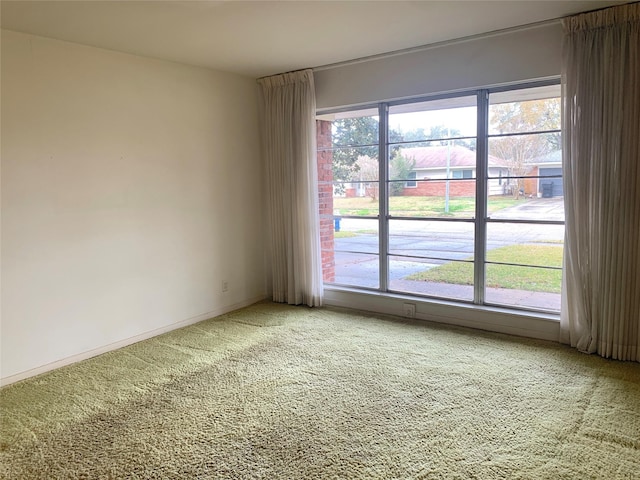 carpeted empty room with plenty of natural light