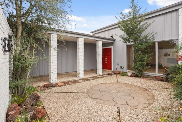 exterior space with a patio area