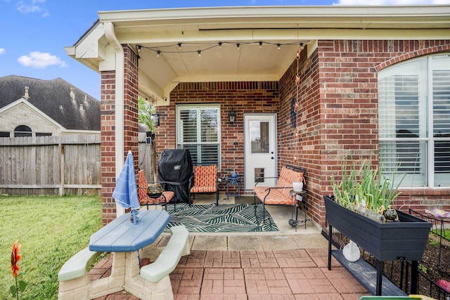 19106 High Canyon Ln, Tomball, TX 77377 - view of patio / terrace with a grill