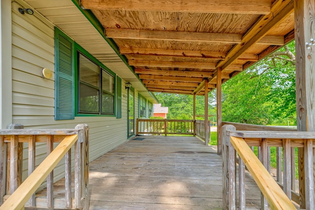 view of deck