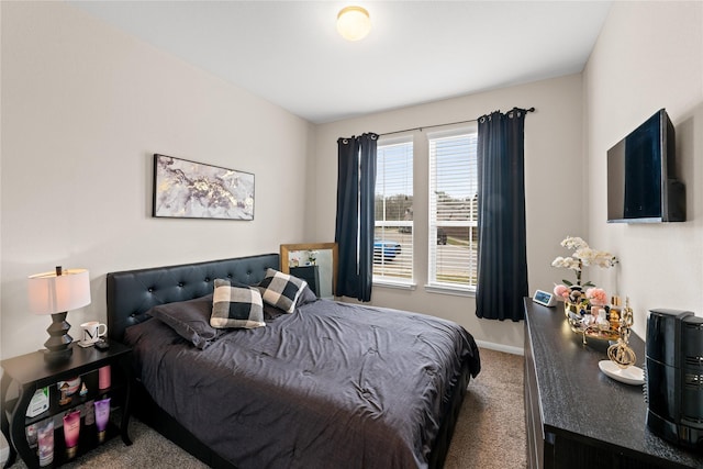 bedroom featuring carpet floors