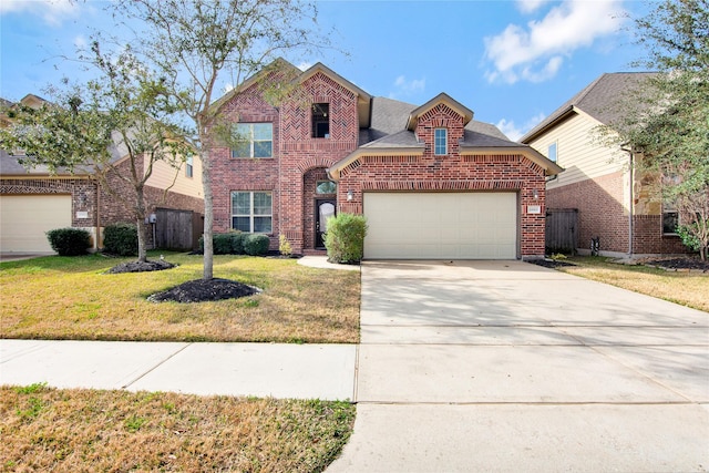 front of property with a front lawn