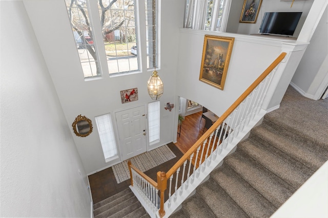 entrance foyer with a healthy amount of sunlight