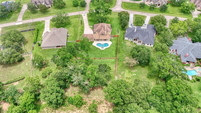 32603 Westminster Dr, Fulshear, TX 77441 - aerial perspective of suburban area featuring a pool